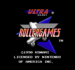 Rollergames (USA) Title Screen